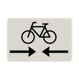 Verkeersbord RVV OB503OB02 - Kruising fietspad