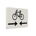 Verkeersbord RVV OB503OB02 - Kruising fietspad
