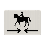 Verkeersbord RVV OB503OB01 - Kruising ruiterpad