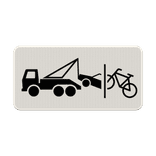 Verkeersbord RVV OB304c - Fiets en auto wegsleepregeling van kracht