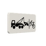 Verkeersbord RVV OB304c - Fiets en auto wegsleepregeling van kracht