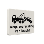Verkeersbord RVV OB304 - Wegsleepregeling van kracht