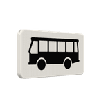 Verkeersbord RVV OB12 - Geldt alleen voor bussen
