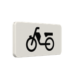 Verkeersbord RVV OB03 - Geldt alleen voor bromfietsers