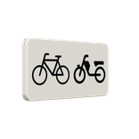 Verkeersbord RVV OB04 - Geldt alleen voor (brom)fietsers