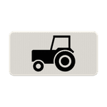 Verkeersbord RVV OB05 - Geldt alleen voor tractoren