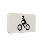 Verkeersbord RVV OB06 - Geldt alleen voor motoren