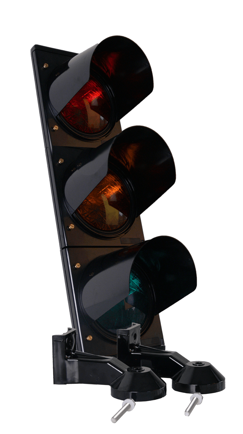 Verkeerslicht LED 3xØ300mm polycarbonaat