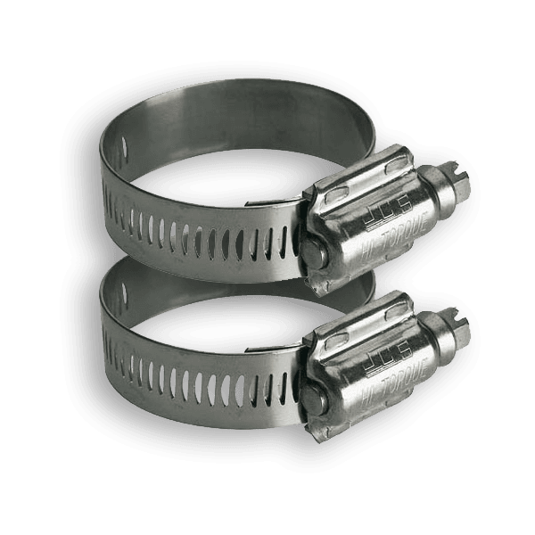 RVS klembanden met variabele diameter (set 2 stuks)
