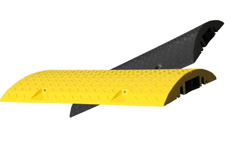 Stevige Kabelbrug 80 mm hoog voor 6 Kabels - Max. 40 ton Draagkracht