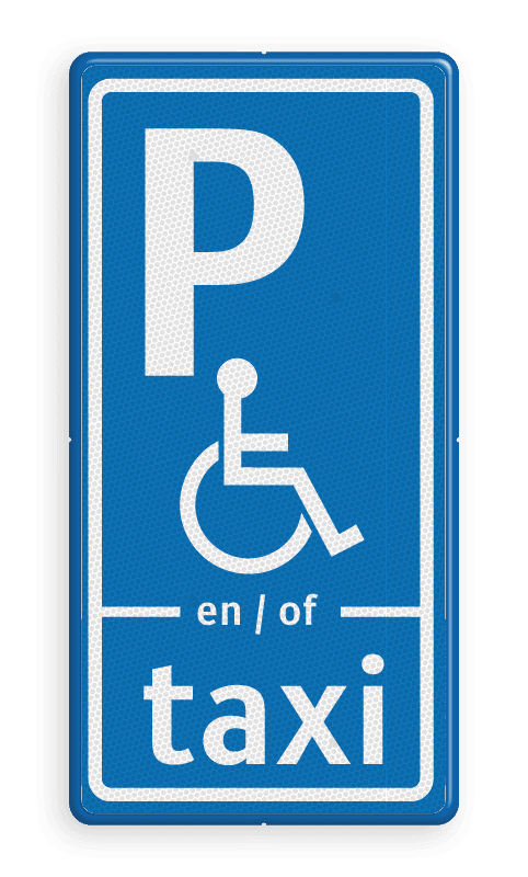 Verkeersbord RVV E06 en/of taxi