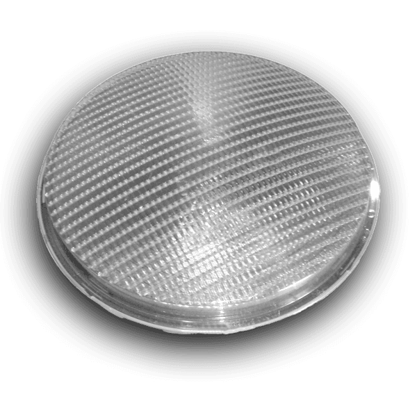 Lens polycarbonaat verkeerslicht (VKL) - wit/helder