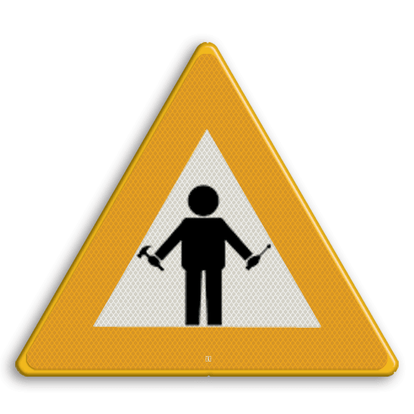 Logobord PON-Equipment driehoek - Mechanic