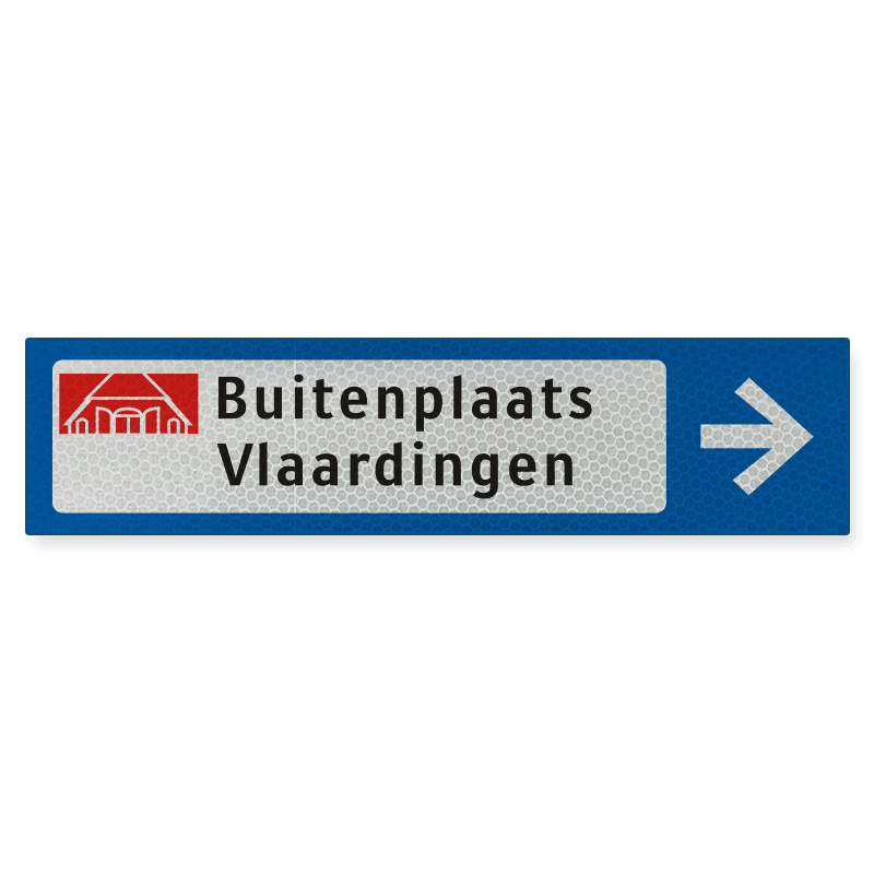 Bordpaneel 2070x485x32mm ANWB + 1 kleur logo