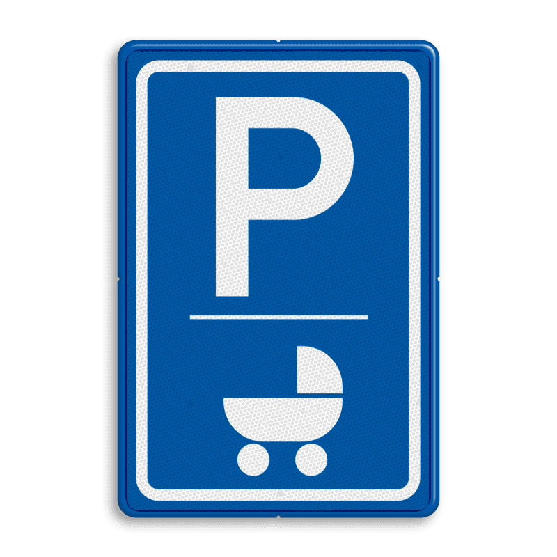 Verkeersbord E09 - kinderwagen - ALDI
