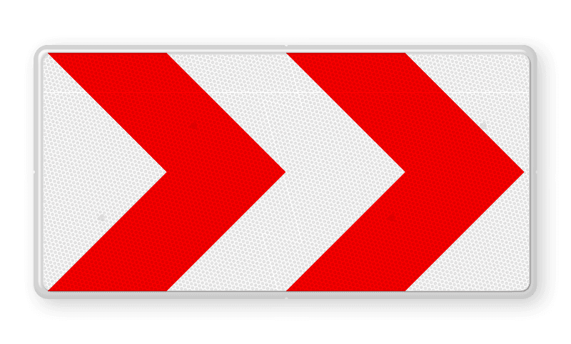 Verkeersbord RVV BB11r
