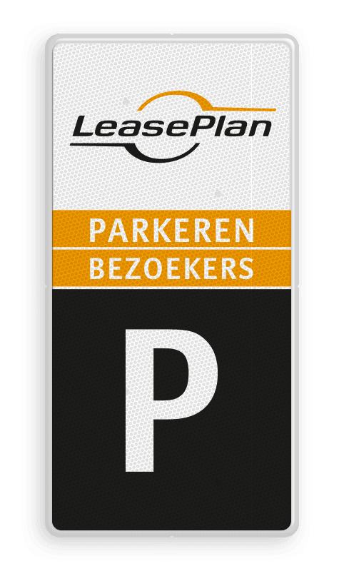 Parkeerbord Leasplan VOL reflecterend