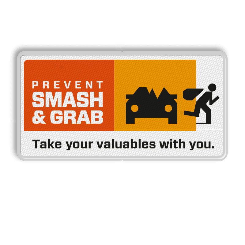 Informatiedrager - SMASH & GRAB - VOL reflecterend - Samplonius