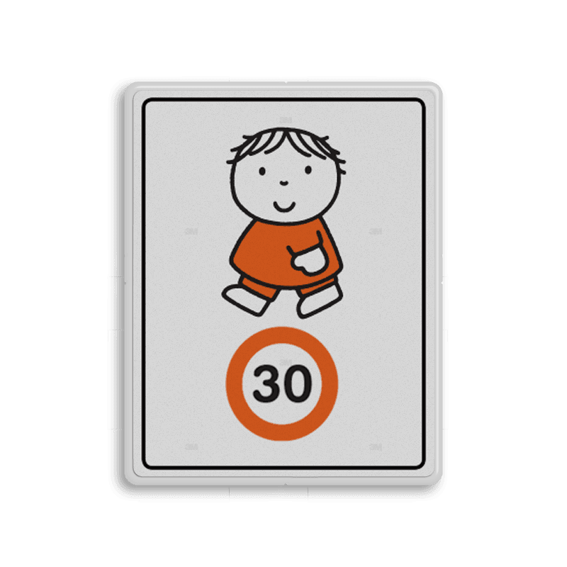 Attentiebord Dick Bruna snelheid - joep - LV.AB.J8
