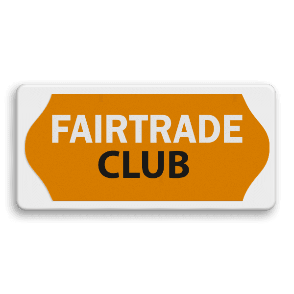 Fairtrade informatiebord - FAIRTRADE CLUB - 400x200mm