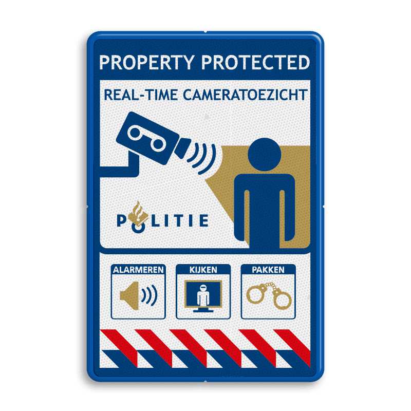 Camerabewaking - property protected - real-time cameratoezicht