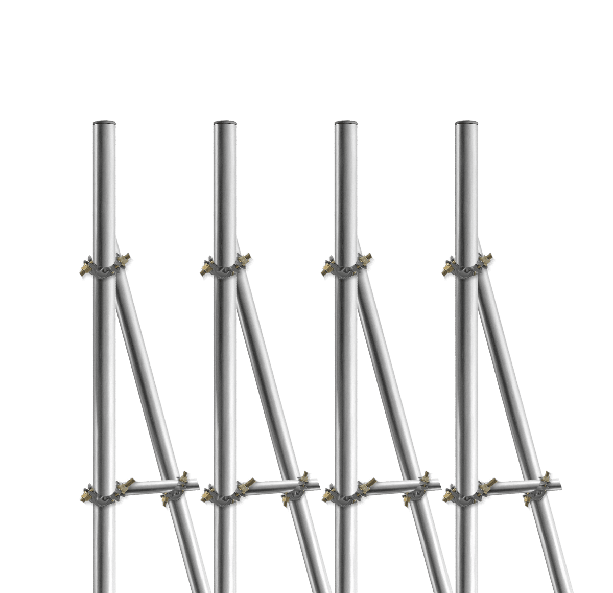 Opstelunit A04 buispaal 3700mm boven maaiveld - compleet