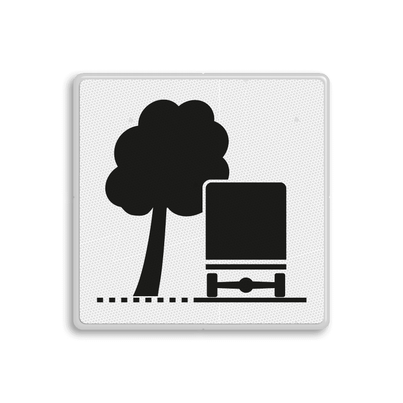 Verkeersbord RVV OB17l - Overhangende takken