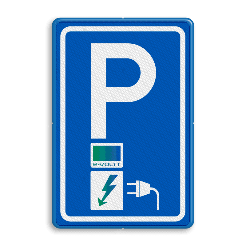 Verkeersbord RVV E08o - oplaadpunt E-Voltt - BE04a
