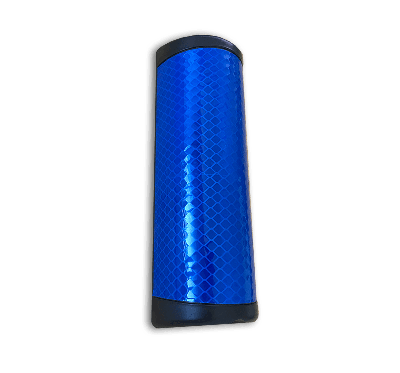 Wildreflector blauw voor bermpaal