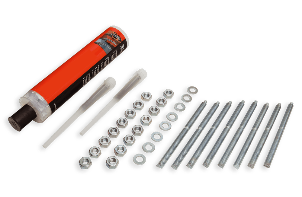 Kit de fixation pour éléments flexibles Black Bull