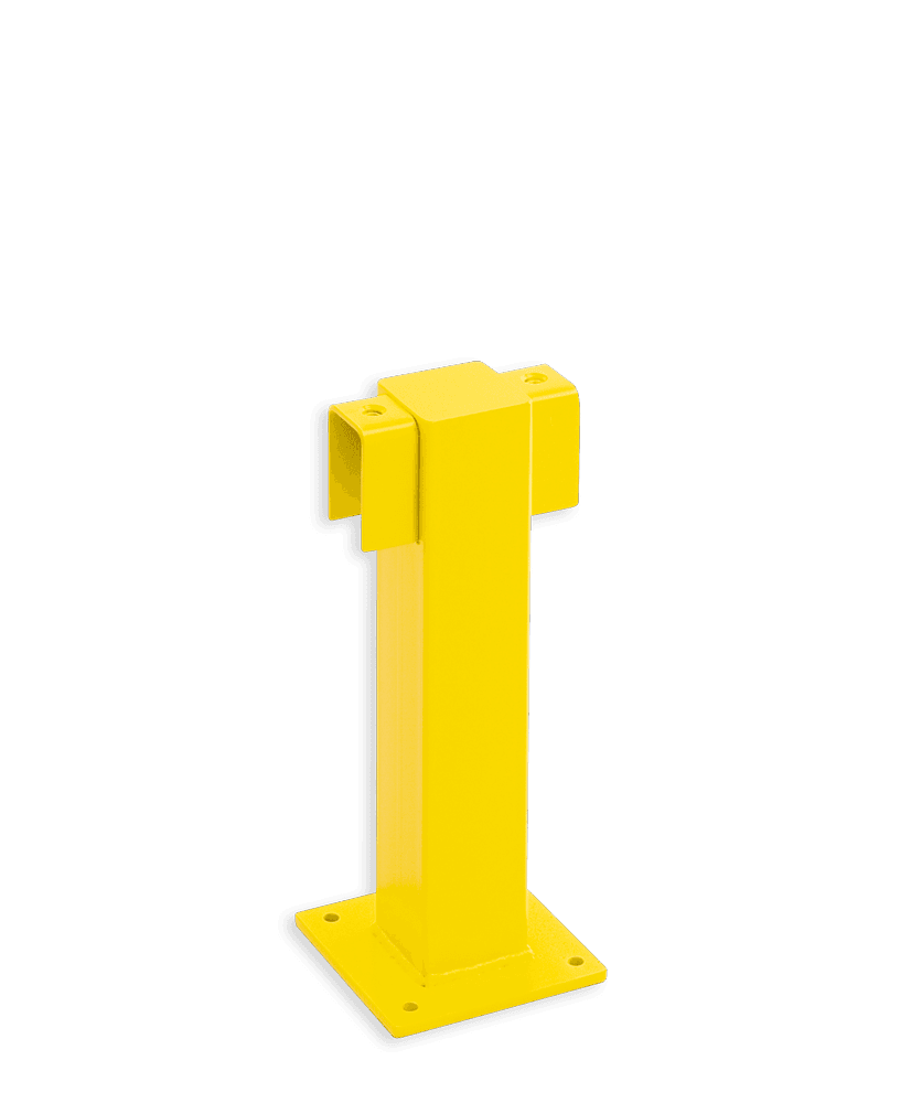 Poteau intermédiaire 500 mm pour barrière industrielle - Black Bull
