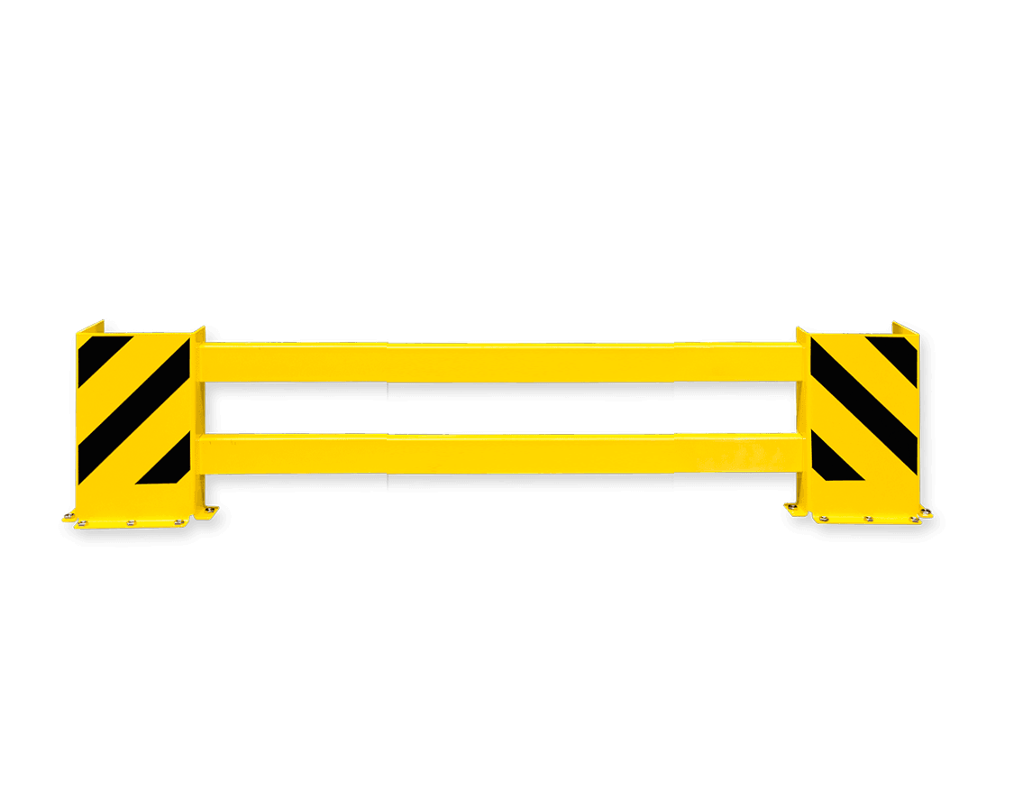 Protection de rack double 2300 à 2700 mm en acier Black Bull
