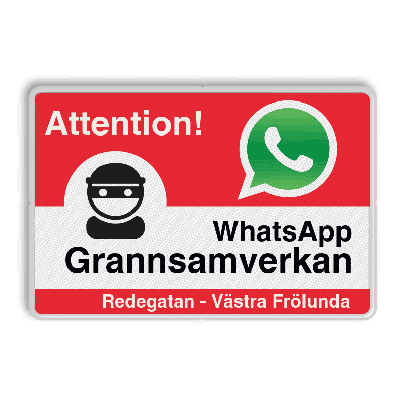 WhatsApp - Sweden  - Attention! Grannsamverkan - L209wa-g