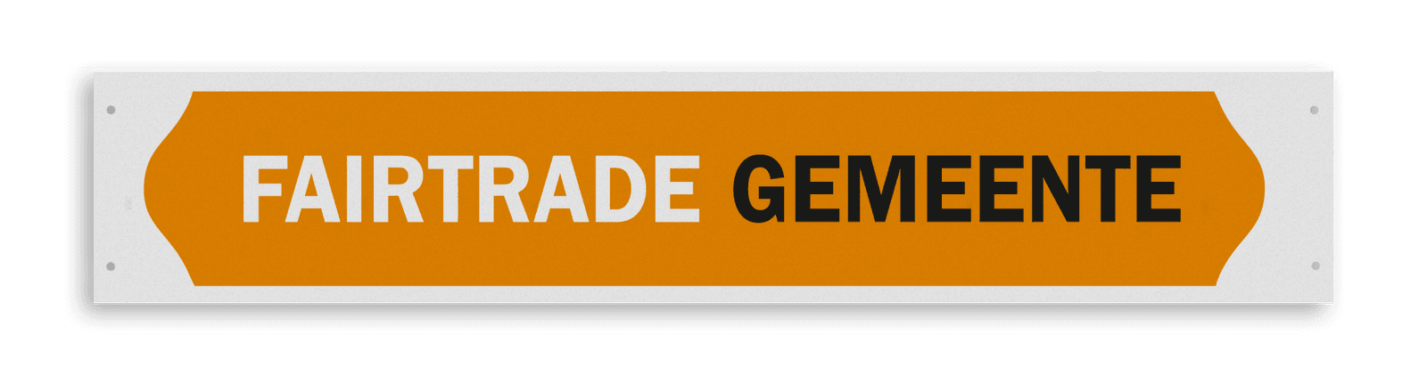 Fairtrade infopaneel - FAIRTRADE GEMEENTE - 1300x200mm
