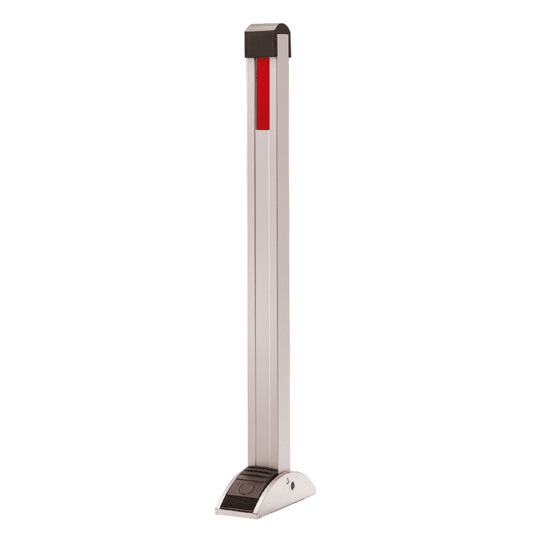 Poteau anti-stationnement rabattable aluminium avec pédale