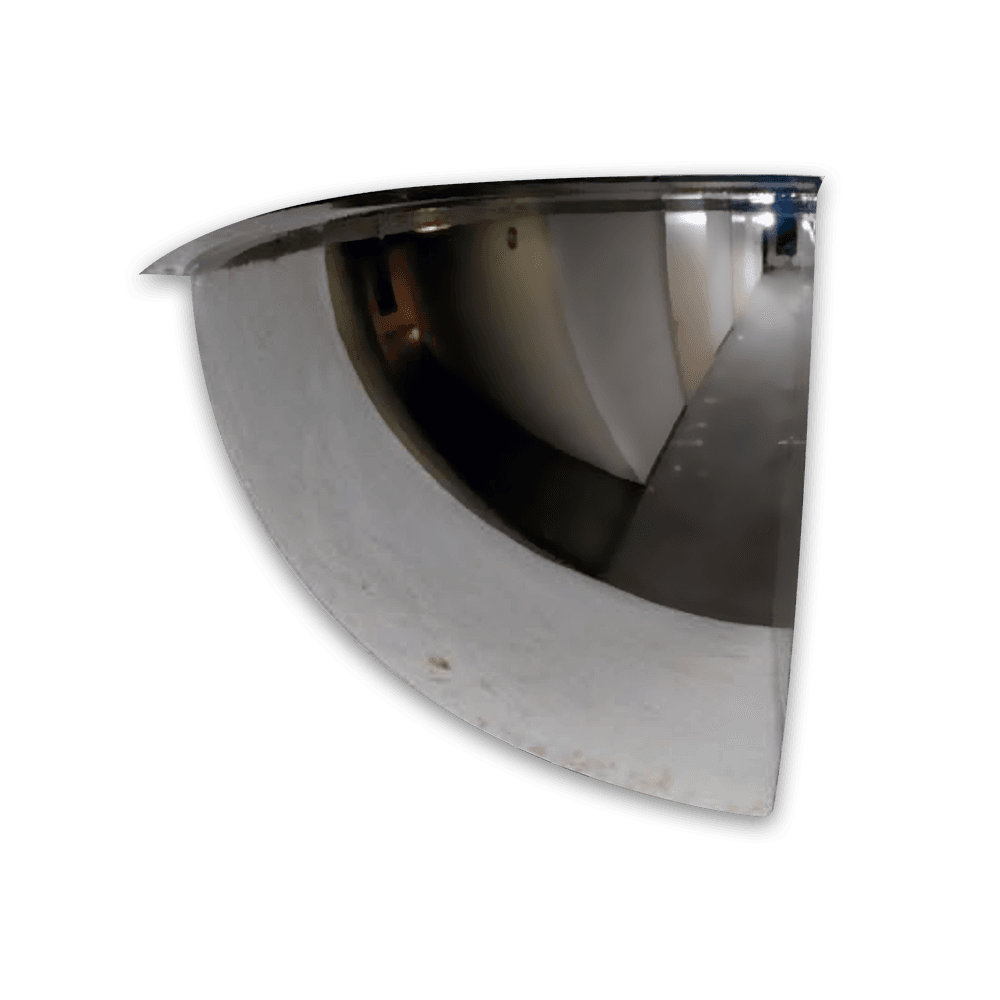 Miroir industriel sphérique 1000 mm en acrylique – angle de vue 90°