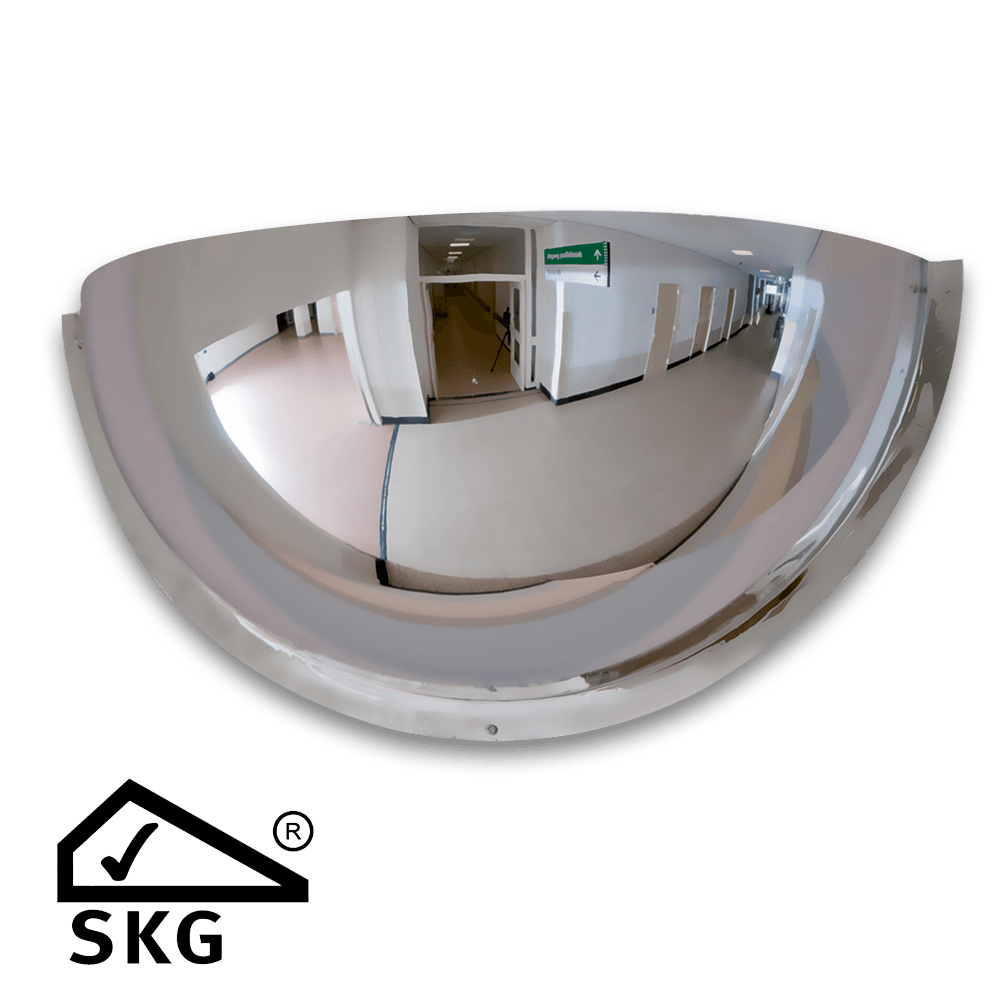 Kugelspiegel 450 mm – Blickwinkel 180° – SKG-V zertifiziert