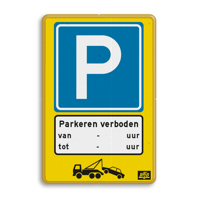 Parkeerverbod voor evenementen RKB