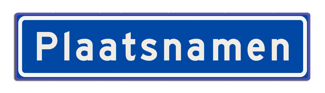 Plaatsnaambord 1540x340 mm RVV H01a - Start bebouwde kom