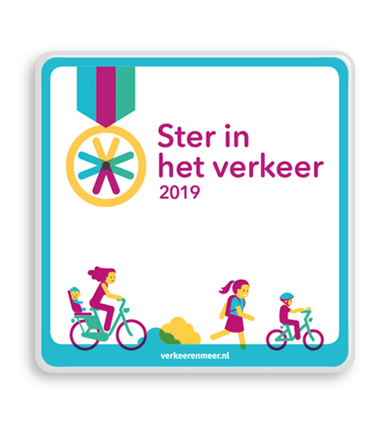Informatiebord | Ster in het verkeer 250x250mm
