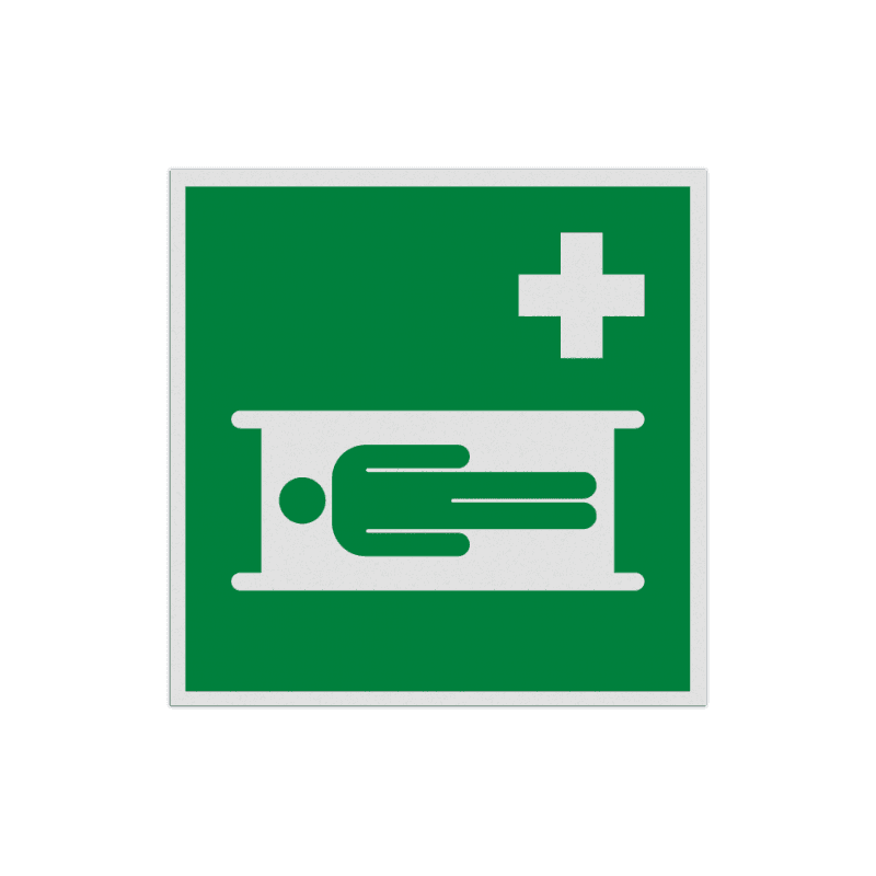 Veiligheidspictogram E013 - Brandcard - reflecterend