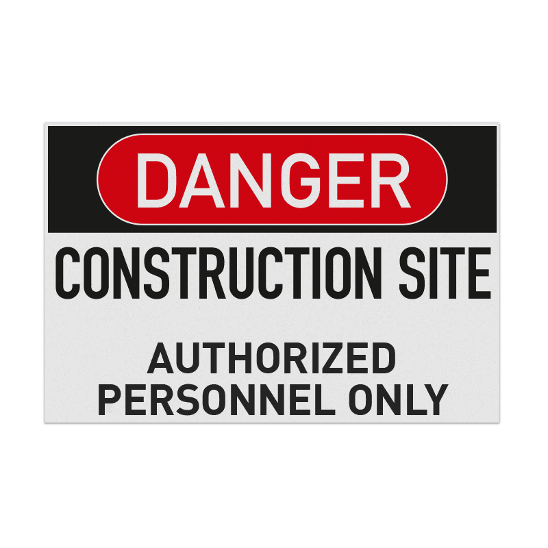 Safety Sign Alupanel 600x400x2mm