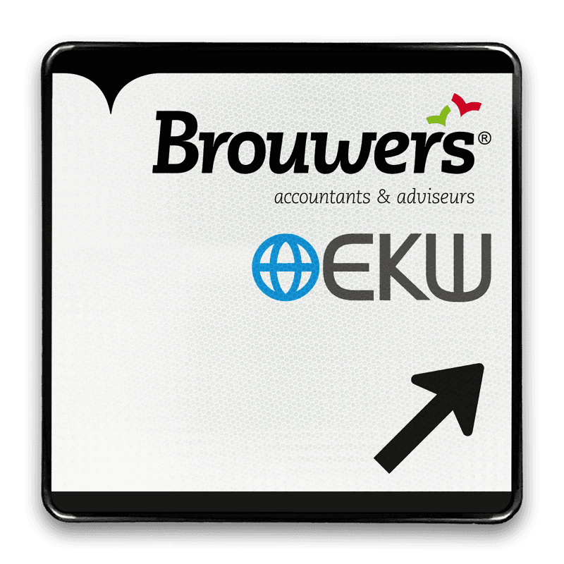 Informatiebord 1:1 - Ingang kantoor 2 - Brouwers