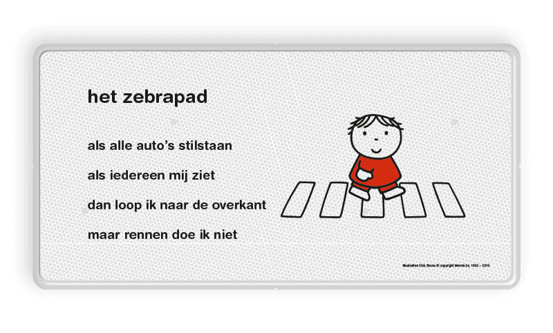 Lesbord Dick Bruna - zebrapad - LV.LB.B3