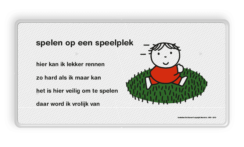 lesbord Dick Bruna - op een speelplek - LV.LB.C2