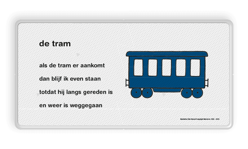 Lesbord Dick Bruna - de tram - LV.LB.E2