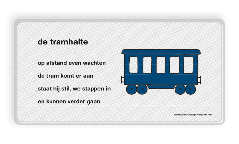 Lesbord Dick Bruna - de tramhalte - LV.LB.E2A