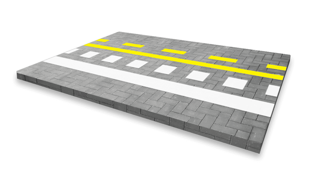 Marquage routier - lignes et bandes