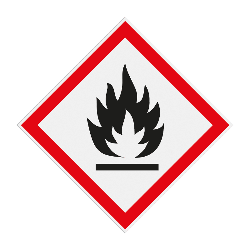 Autocollant ou panneau - SGH02 - Substances dangereuses (hautement) inflammables