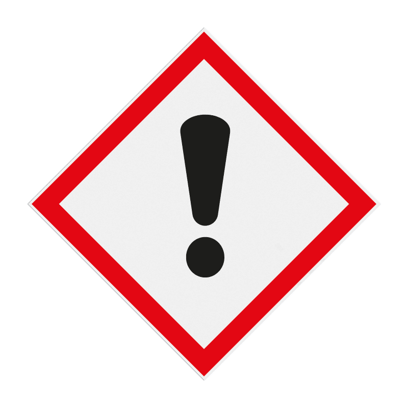 Autocollant ou panneau - SGH07 - Toxique, irritant, sensibilisant, narcotique